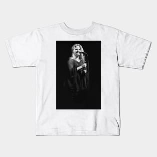 Trisha Yearwood BW Photograph Kids T-Shirt